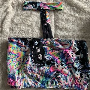 *SOLD* Rave Mi Gente AcidBath tube top